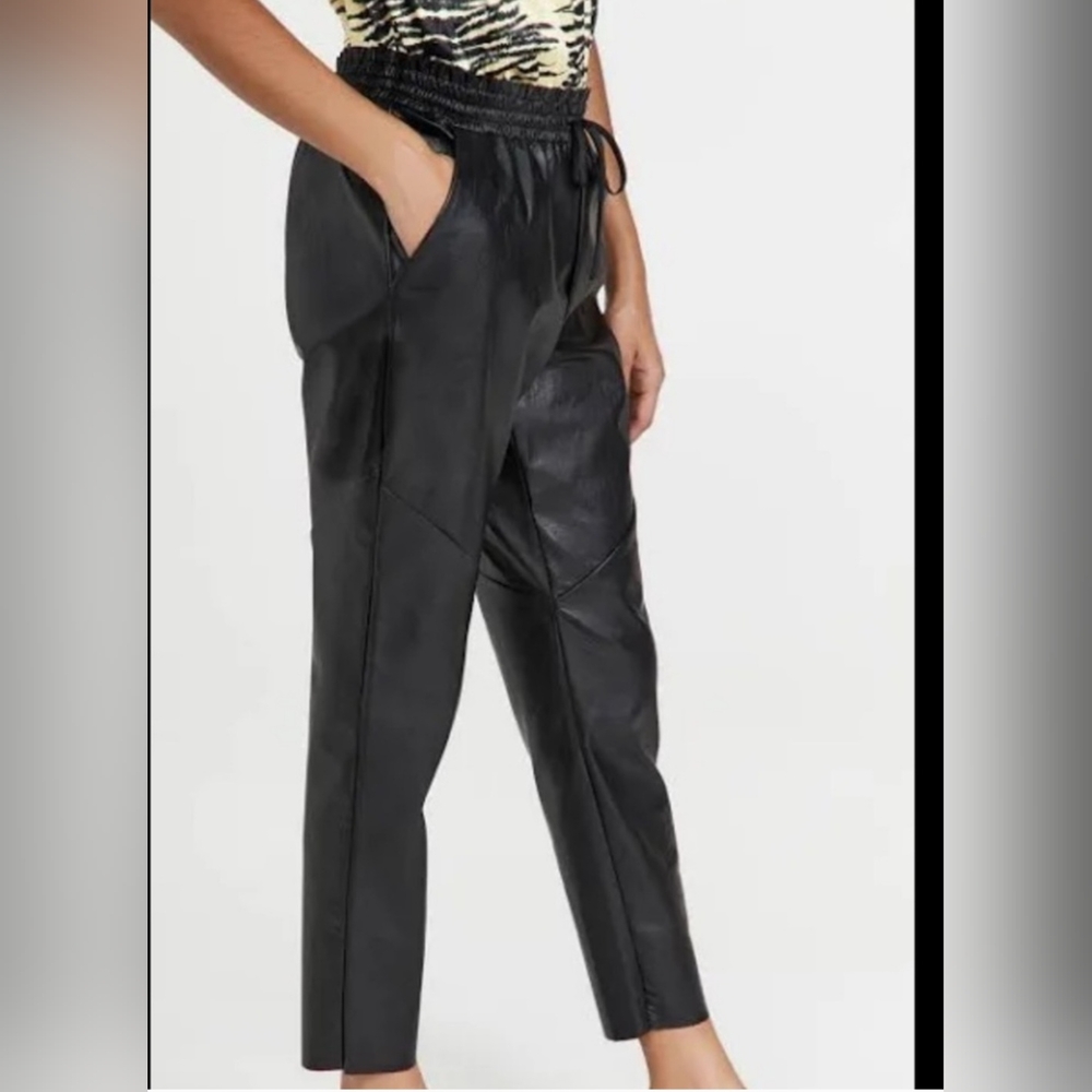 Ramy Brook Faux Leather Samson Pants Size Medium - Picture 11 of 11